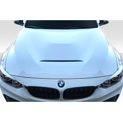 2014-2018 BMW M3 F80 / 2014-2020 M4 F82 F83 Duraflex GTS Look Hood - 1 Piece image - 1