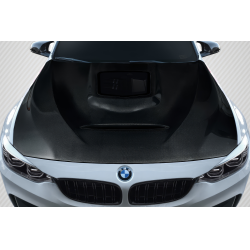 2014-2018 BMW M3 F80 / 2014-2020 M4 F82 F83 Carbon Creations Window Hood - 1 Piece image - 1