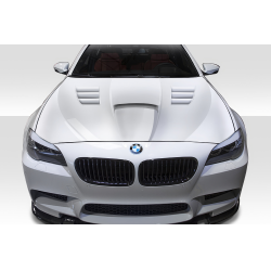 2011-2016 BMW 5 Series F10 4DR Duraflex Power Dynamics Hood - 1 Piece image - 1