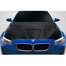 2011-2016 BMW 5 Series F10 4DR Carbon Creations Power Dynamics Hood - 1 Piece image - 1