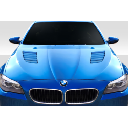 2011-2016 BMW 5 Series F10 4DR Duraflex Fusion Hood - 1 Piece image - 1