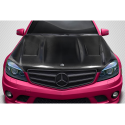 2008-2011 Mercedes C Class W204 Carbon Creations AMGT Hood - 1 Piece image - 1