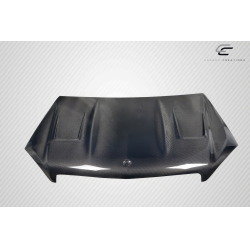 2008-2011 Mercedes C Class W204 Carbon Creations AMGT Hood - 1 Piece image - 2