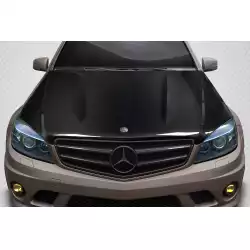 2008-2011 Mercedes C Class W204 C63 V2 Hood - 1 Piece (S) image - 1