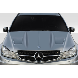 2012-2014 Mercedes C Class W204 Duraflex Carlton Hood - 1 Piece image - 1