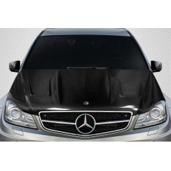 2012-2014 Mercedes C Class W204 Carbon Creations Carlton Hood - 1 Piece image - 1