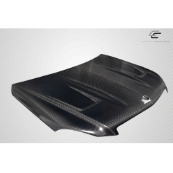 2012-2014 Mercedes C Class W204 Carbon Creations Carlton Hood - 1 Piece image - 3