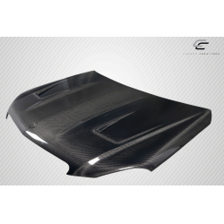 2012-2014 Mercedes C Class W204 Carbon Creations Carlton Hood - 1 Piece image - 4