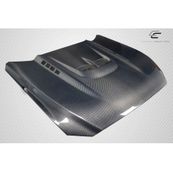 2015-2017 Ford Mustang Carbon Creations Kryptonic Hood - 1 Piece image - 6