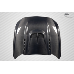 2015-2017 Ford Mustang Carbon Creations Kryptonic Hood - 1 Piece image - 8