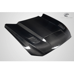 2015-2017 Ford Mustang Carbon Creations R Spec Hood - 1 Piece image - 3
