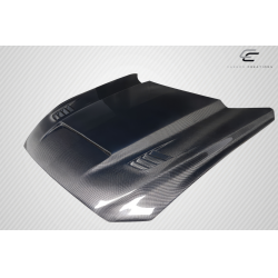 2015-2017 Ford Mustang Carbon Creations R Spec Hood - 1 Piece image - 4