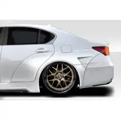 2013-2020 Lexus GS Series G200 GS300 GS350 GS450 GS450H AM Design Wide Body Rear Fender Flares - 6 Piece image - 1