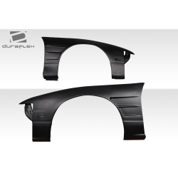 1989-1994 Nissan 240SX Duraflex D1 Sport 25MM Front Fenders - 2 Piece image - 6