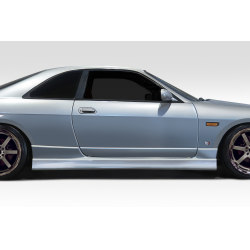 1995-1998 Nissan Skyline R33 2DR Duraflex D Spec Side Skirt Rocker Panels - 2 Piece image - 1