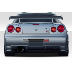 1999-2002 Nissan Skyline R34 2DR Duraflex Estra Rear Bumper - 1 Piece image - 1
