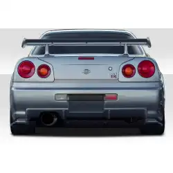 1999-2002 Nissan Skyline R34 2DR Estra Rear Bumper - 1 Piece image - 1