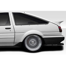 1984-1987 Toyota Corolla HB Duraflex D1 Sport 40MM Rear Fender Flares - 3 Piece image - 1