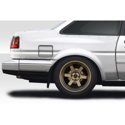 1984-1987 Toyota Corolla 2DR Duraflex D1 Sport 40MM Rear Fender Flares - 3 Piece image - 1