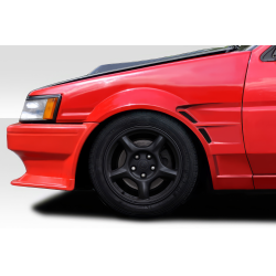 1984-1987 Toyota Corolla Levin 2DR / HB Duraflex D1 Sport 25MM Front Fenders - 2 Piece image - 1
