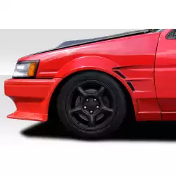 1984-1987 Toyota Corolla Levin 2DR / HB D1 Sport 25MM Front Fenders - 2 Piece (S) image - 1