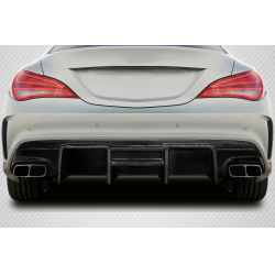 2014-2016 Mercedes CLA Class Carbon Creations Zex Rear Diffuser - 1 Piece image - 1