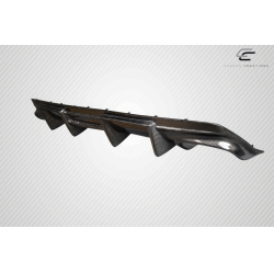 2014-2016 Mercedes CLA Class Carbon Creations Zex Rear Diffuser - 1 Piece image - 5