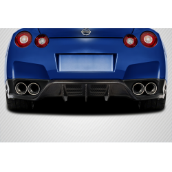 2009-2011 Nissan GT-R R35 Carbon Creations Malve Rear Diffuser - 1 Piece image - 1