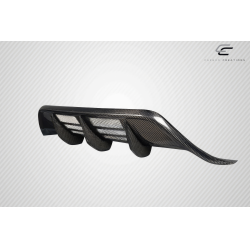 2009-2011 Nissan GT-R R35 Carbon Creations Malve Rear Diffuser - 1 Piece image - 3