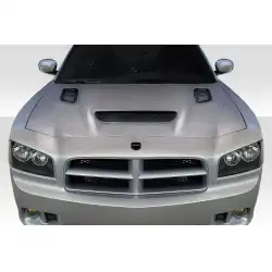 2006-2010 Dodge Charger Hellcat Redeye Look Hood - 1 Piece image - 1