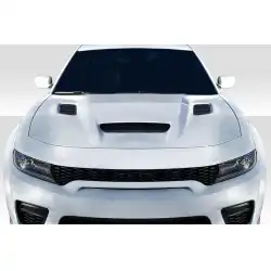 2015-2023 Dodge Charger Hellcat Redeye Look Hood - 2 Pieces image - 3