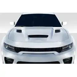 2015-2023 Dodge Charger Hellcat Redeye Look Hood - 2 Pieces image - 1