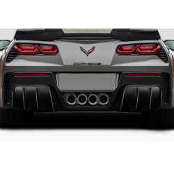 2014-2019 Chevrolet Corvette C7 Duraflex GTR Rear Diffuser - 2 Pieces image - 1