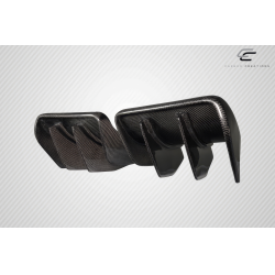 2014-2019 Chevrolet Corvette C7 Carbon Creations GTR Rear Diffuser - 2 Pieces image - 4