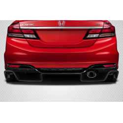 2006-2015 Honda Civic Carbon Creations Velocity Rear Diffuser - 2 Pieces image - 1