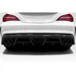 2014-2016 Mercedes CLA Class Burnout Rear Diffuser - 1 Piece image - 1