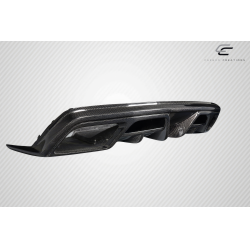 2014-2016 Mercedes CLA Class Carbon Creations Burnout Rear Diffuser - 1 Piece image - 3
