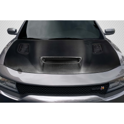 2015-2023 Dodge Charger Carbon Creations Hellcat Redeye Look Hood - 1 Piece image - 1