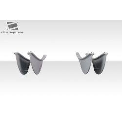 2005-2009 Ferrari F430 AF-1 Rear Diffuser Fins (GFK) - 4 Piece image - 3
