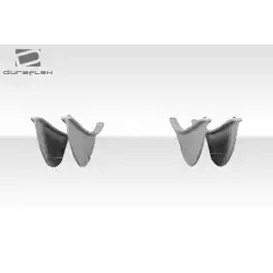 2005-2009 Ferrari F430 AF-1 Rear Diffuser Fins (GFK) - 4 Piece image - 2