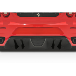 2005-2009 Ferrari F430 AF-1 Rear Diffuser Fins (GFK) - 4 Piece image - 2