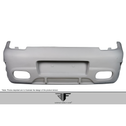 2009-2011 Porsche 911 Carrera 997 AF-1 Rear Bumper (GFK) - 1 Piece image - 2