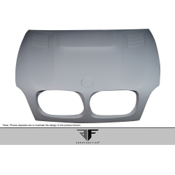 2008-2014 BMW X6M E71 E72 AF-1 Hood (GFK) - 1 Piece image - 2