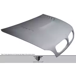 2008-2014 BMW X6M E71 E72 AF-1 Hood (GFK) - 1 Piece (S) image - 4