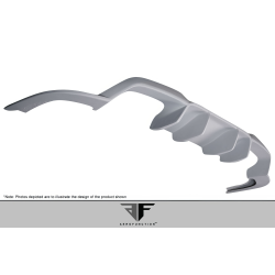 2016-2021 BMW M2 F87 AF-1 Rear Diffuser (GFK) - 1 Piece image - 4