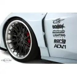 2020-2025 Chevrolet Corvette C8 Gran Veloce Wide Body Front Fender Flares - 4 Piece ( for use with 116591 ) image - 14
