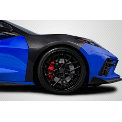 2020-2025 Chevrolet Corvette C8 Carbon Creations OEM Look Front Fenders - 2 Pieces image - 1