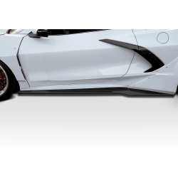 2020-2025 Chevrolet Corvette C8 Duraflex Gran Veloce Wide Body Side Skirt Rocker Panel Splitters - 2 Pieces image - 3