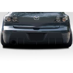 2004-2009 Mazda 3 Duraflex Corkscrew Rear Diffuser - 1 Piece image - 1