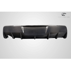 2004-2009 Mazda Mazdaspeed 3 Carbon Creations Corkscrew Rear Diffuser - 1 Piece image - 2